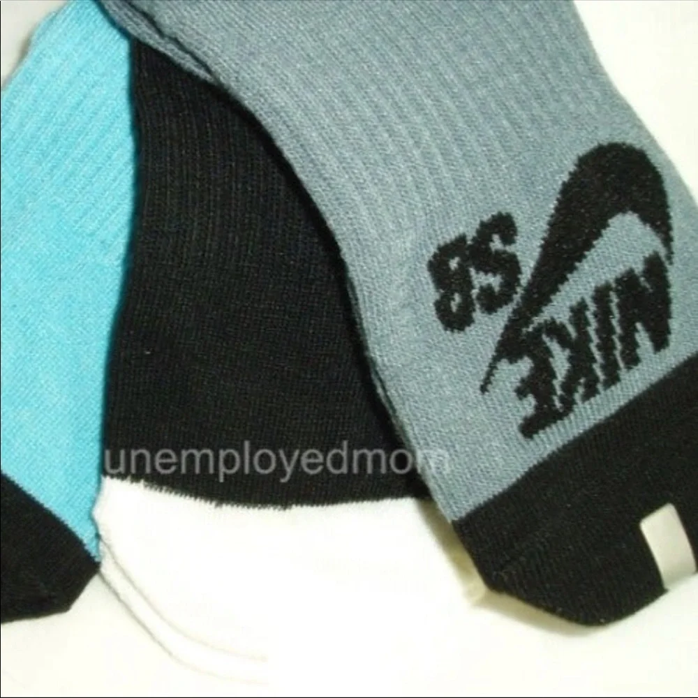 Nike Low Cut Socks Youth Kids Athletic Sports Active Wear Boys Girls 3 pair SB